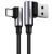 Фото товара Кабель Ugreen US176 USB - Type-C Both Angled 3A Data Cable 1м (Black)